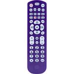 GE 4-Device Universal Remote Control, Purple/Pink Backlight