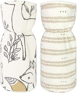 Crane Baby Bottle Cover/Warmer, Ezra Collection (Pack of 2, 19 x 8 x 8 cm, Fits Upto 330ml Bottle)