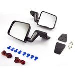 Rugged Ridge | Door Mirror Kit, Heated, Black | 11002.20 | Fits 1987-2002 Jeep Wrangler YJ/TJ