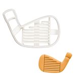 BAKERLOGY Golf Clubs Iron Cookie Cutter - Detailed Biscuit Cutter Design for Baking and Crafts, Ideal on Fondant, Dough, Clay