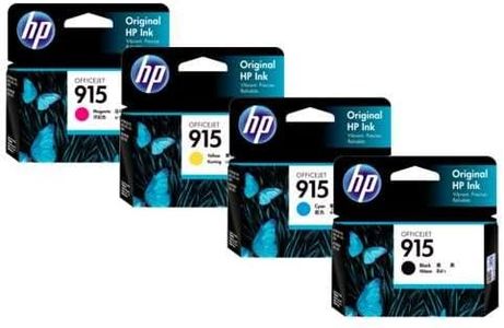 #915 OfficeJet 8010 8012 Ink Cartridge Vale Pack (Genuine) Compatible with HP