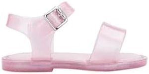 mini melissa Mar Sandal for Babies, Pink/Glitter, 6