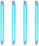 coospider-repta 4 Pack Bug Zapper Replacement Light Bulb 10W for 20W Indoor Bug Zapper, F10T8/BL Black Light Bulbs for Indoor Outdoor Mosquito & Flying Insect Zapper Lamp