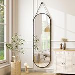 HARRITPURE 16"x48" Oval Hanging Mir