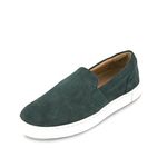 Frye Ivy Slip-On Shoes for Women Featuring Soft Leather with Thick Rubber Outsole, Removable Molded Footbed, Pine, 8.5 Women/8.5 Men