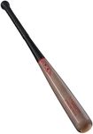 Axe Bat Flared Pro Series Model 271 Charged Finish Maple Cupped Wood Baseball Bat with Hypertack Grip Tape, Grey/Black/Red, 32 in.