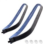 Replacement Headgear Strap for ResMed AirFit P10 Nasal Pillow CPAP Mask by Snugell - Blue (2-Pack) with 4 Adjustment Clips - Durable Premium Material