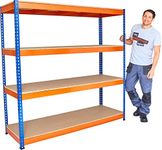 Heavy Duty Garage Shelving/Racking, 4 Shelves (1800(H) x 1800(W) x 600(D) mm)