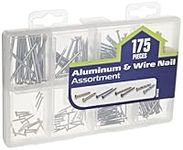 The Hillman Group 591533 Medium Aluminum Wire Nail Assortment 175-Pack