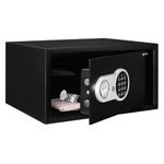 Amazon Basics Security Safe with Programmable Electronic Keypad | Net Volume 33L (Black)