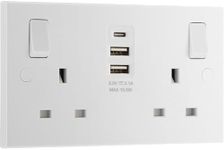 BG Electrical 15W Double Switched P