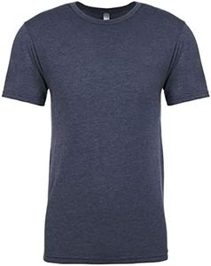 Next Level Mens Tri-Blend Crew Neck T-Shirt (UK Size: S) (Indigo)