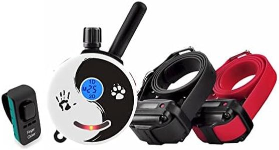 Educator E-Collar Humane Dog Training Collar with Remote, Features 100 Levels of Safe Stimulation, Tapping Sensation, Night Light, Waterproof, Rechargeable, 1/2 Mile 2 Dog, Zen