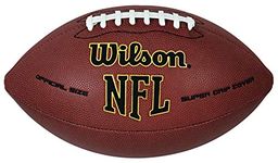 Wilson Sporting Goods NFL Super Grip Official Size Composite Football , Brown