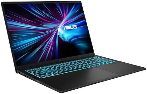 ASUS V16 Lifestyle Laptop. 16.0" WUXGA Display. Intel Core 5 Processor 210H 2.2 GHz (up to 4.8 GHz). NVIDIA GeForce RTX 4050 Laptop GPU. DDR5 32GB RAM. 512GB M.2 PCIe 4.0 SSD. Wi-Fi 6. Windows 11 Home