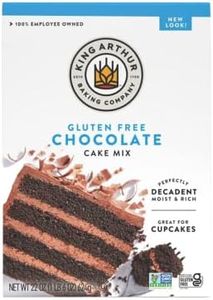 King Arthur Gluten Free Chocolate Cake Mix: Rich, Moist, and Delicious Dessert for Birthdays and Special Occasions - Non-GMO, Kosher, Non-Dairy Baking Mix (22 oz)