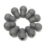 10pcs Stethoscope Ear Tips Replacement Earplugs Earbuds Ear Pieces Super Soft Earplug for Littmann Stethoscope (Gray)