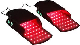 Feet LED Therapy Device with 90 Pcs 660nm+90 Pcs 850nm Wavelength, Adjustable 3 Modes and 3 Levels of Time, Deep Muscle Relaxation, for Home Office