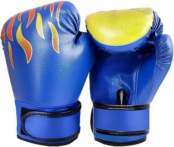 Boxing Gloves for Kids, 3Colors Kids Boxing Gloves Kids Boxing Training Gloves for Boys and Girls Age 3 to 12 Years Old(蓝色)