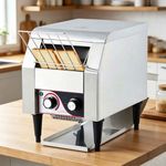 Commercial Conveyor Toaster, 450 Slices/Hour 1700W Conveyor Toaster