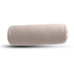 Core Asana Cylindrical Yoga Bolster Pillow Iyengar Cushion, Multipurpose Bolster Cushion with Washable Outer Linen Cover and Cotton Filling(Tuberose)