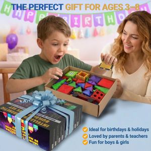 Desire Deluxe Magnetic Building Blocks Set – 57 Piece Construction Toy