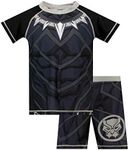 Marvel Boys Black Panther Swim Set Black Age 6 to 7 Years