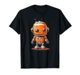 Funny orange Robot Boy Costume T-Shirt