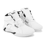 2X SHOES Boys Sports Shoes with Lace Boys Walking Running Shoes Pack of 1 White