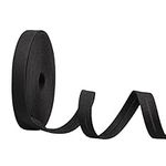 Jomnvo 1/2 Inch by 8M Double Fold Bias Tape Bias Binding Tape for DIY Garment Sewing Seaming Hemming Piping (Black)