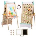 WINGYZ Kids Easel Wooden Marble Run