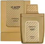 Orientica Le Motif Imperial Gold Eau De Parfum – Citrus, Bergamot, Lemon, Violet Leaves, Jasmine Tea, Lavender, Sandalwood, Ambergris, Musk - Arabic Perfume for Men & Women – 2.9oz / 85ml