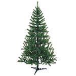 SHATCHI 2Ft-6Ft Green Artificial Christmas Traditional Realistic Natural Branches Canadian Pine Tips Xmas Tree, Polyvinyl Chloride, 4Ft