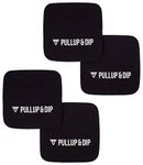 PULLUP & DIP Neoprene Grip Pads for Weightlifting [set of 4], Workout Pads, The Alternative to Gym Workout Gloves, Gym Pads for Weightlifting & Calisthenics, No More Sweaty Gym Gloves