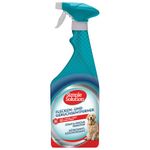 Simple Solution 3X Cleaning Power Stain and Odour Remover for Dogs, Best for Faeces, Vomit, Urine, Drool, Prevents Repeat Marking, 750ml Spray Bottle