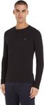 Tommy Hilfiger - Mens Long Sleeved T-Shirts - Men's T-Shirts - Tommy Hilfiger Mens T Shirts - Stretch Slim Fit Long Sleeve T Shirts Men