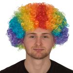 Afro Wig for Men Curly Hair Wigs Fancy Dress for Adults - Curly Hair Wigs Fancy Dress Accessories for Men - Curly Mens Wig for 80s Fancy Dress Men - Curly Wig Men for 70s Fancy Dress Outfits