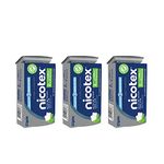 Cipla Nicotex Nicotine Sugar Free Mint Plus Gums 2mg | Helps to Quit Smoking | WHO - approved Therapy | 40 Gums each Tin | Pack of 3