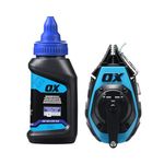 OX Pro 15.25m/50' Precision Chalk Reel Value Pack - Kevlar Ultra Fine Line / 3:1 Gear Ratio