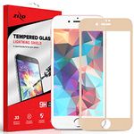 Zizo iPhone 8 Case/iPhone 7 Case Screen Protector [Edge to Edge] Tempered Glass w/ [9H Hardness] Bubble Free [Anti-Scratch] Ultimate Clarity