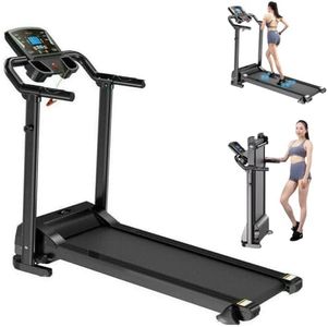 XEO HOME Treadmills for Home Foldable Running Treadmill Electric Machine for Gym Home Office Indoor Space Saving Walking & Jogging Cardio Fitness Workout LCD display Pad Mobile Water Bottle Holder
