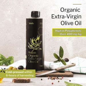 Italian Organic Extra Virgin Olive Oil, 0.75L Bottle