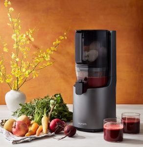 Hurom H-200 Slow Juicer – Silver, Easy Clean Cold Press