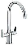 Bristan QST SNK EF C Quest Easyfit Kitchen Sink Mixer Tap with Swivel Spout, Chrome