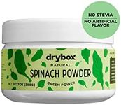 Drybox Spinach Powder, Pure Powdered Superfood for Smoothies and Baking, Iron and Antioxidant Rich, Green Powerhouse! 7 ounces (200 Grams)