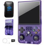 R36s Max Retro Handheld Game Console with 4.0" IPS HD Screen, Portable Video Retro Gaming Console with 30 Emulators and 18000+ Games, 64GB TF Card & 4000mAh Battery, Linux Gaming System