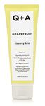 Q+A Grapefruit Cleansing Balm, a Makeup Remover with its soothing combination of oils, gentle cleansers, and grapefruit aroma, a true natural innovation, 125ml / 4.4fl Oz