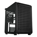 Cooler Master QUBE 500 Flatpack High Airflow Gaming ATX PC Mid-Tower, Customizable, Tempered Glass, Vertical GPU Mount, 365mm GPU Clearances, USB-C, Carrying Handle, Gem Mini