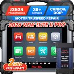 Autel MaxiSys Elite II Pro Scanner, 2 Years Free Update, New Version of MS909/ MS919/ Ultra, DoIP&CANFD, J2534 ECU Programming & Coding, 38+ Services