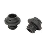 Le Creuset Wine Accessories Stoppers, Set of 2, 59147011007168, Matt Black